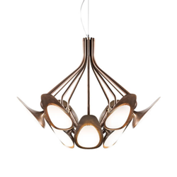 Kundalini Peacock - lámpara colgante LED bronce en oferta