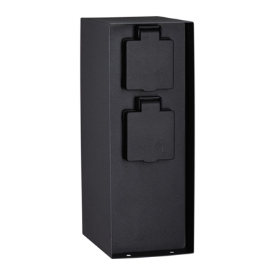 Paulmann columna enchufes Rio x 2 temporizador