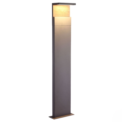 Bolardo luminoso LED Ruka, elemento madera, 100 cm