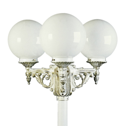 Artística farola 163-3, blanco-dorado precio