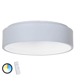 Lámpara LED de techo Birte gris con control remoto características