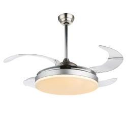 Ventilador de techo LED Cabrera, CCT, níquel mate en oferta