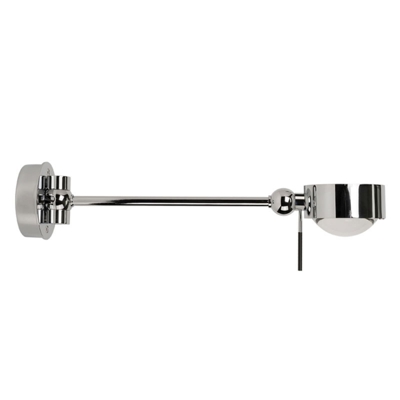 Lámpara de lectura LED Puk Hotel, 28 cm cromo mate