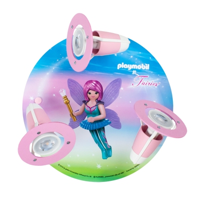 Plafón de 3 focos PLAYMOBIL Fairies