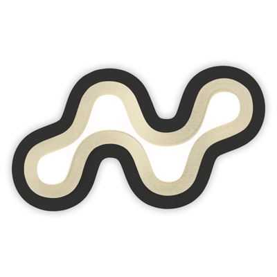 GROSSMANN Delia aplique nacarado/negro 90cm