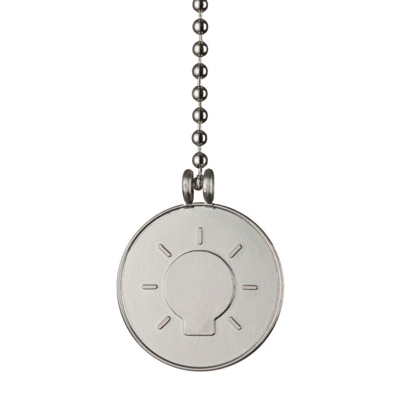 Westinghouse cadena y medallón bombilla níquel