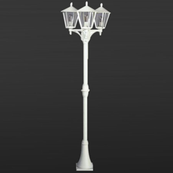 Farola de 3 luces 680 de casa de campo, blanco precio