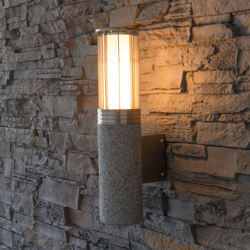 Aplique LED robusto Laguna para el exterior características