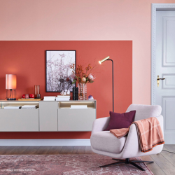 Schöner Wohnen Grace lámpara de mesa rosado precio