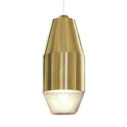Kundalini Yuma lámpara colgante en latón pulido en oferta