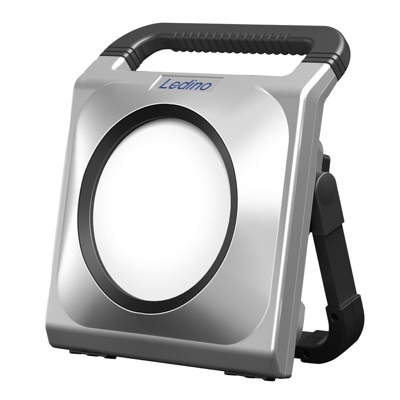 Lámpara LED de trabajo móvil IK08, 50W, 2 enchufes
