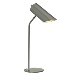 Lámpara de mesa Quinto gris oscuro/níquel características