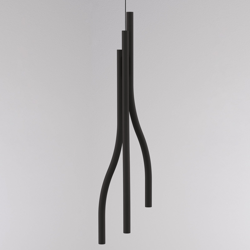 Lámpara colgante LED Algae L Ø23cm 2700K dim negro en oferta