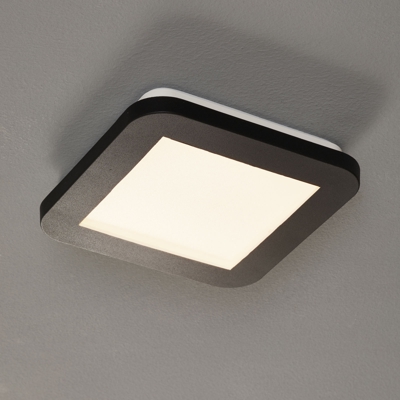 Lámpara LED de techo Camillus, cuadrado, 17 cm