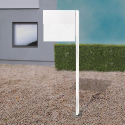 Buzón Letterman XXLII poste, blanco