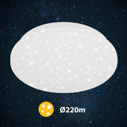 Lámpara LED de techo 3388-016 cielo estrellas 22cm características