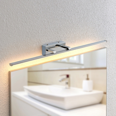 Lindby Eloni aplique LED para baño, cromo