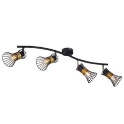 Foco de techo 54814-4 con 4 pantallas en oferta