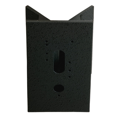 Soporte de pared esquina para apliques, negro