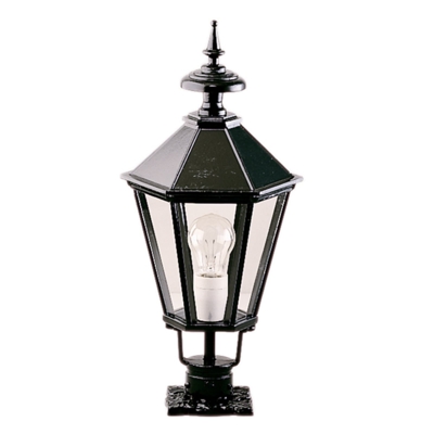 Lámpara sobremuro K7c, negro