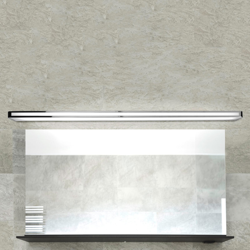 Aplique LED intemporal Arcos, IP20 150 cm, cromo precio