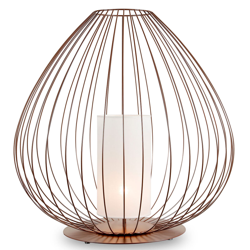 Karman Cell - lámpara de pie, jaula, Ø84cm, bronce características