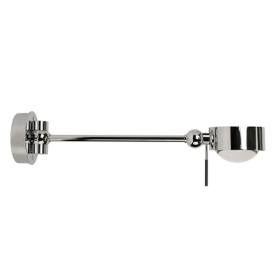 Lámpara de lectura LED Puk Hotel, 38 cm cromo mate