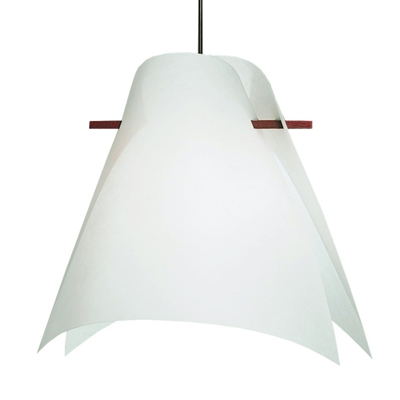 Lámpara colgante Plan B, castaño