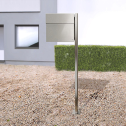 Buzón Letterman IV con poste acero inoxidable en oferta