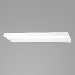 Moderno aplique LED para baño IP20 120 cm, blanco en oferta