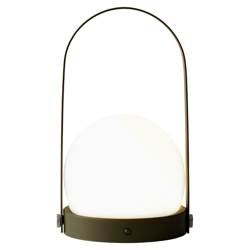 Menu Carrie lámpara decorativa LED, cargable oliva en oferta