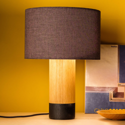 Lámpara de mesa Klippa negro Trooper grafito 41cm en oferta