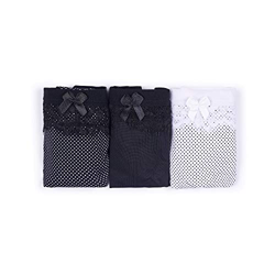 PROMISE PB1015 Bikini Microfibra blonda Packs de 3 un, Negro, L para Mujer en oferta