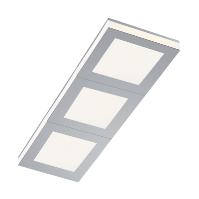 B-Leuchten Quadro plafón LED 65x22 cm