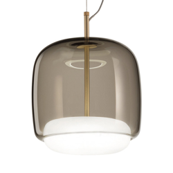 Colgante Jube SP P con pantalla doble gris/blanco en oferta