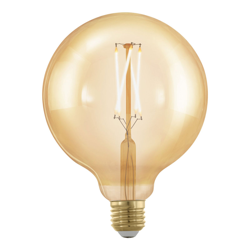 Bombilla LED globo E27 G125 4W 1700K oro atenuable precio