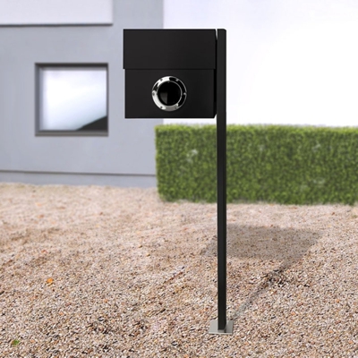 Buzón Letterman XXL poste negro