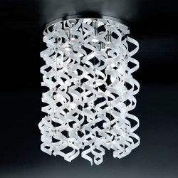 Lámpara colgante White corta en oferta