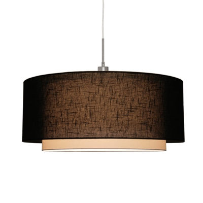 Lámpara colgante Camelot, 1 luz, negro