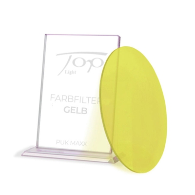 Filtro de color, serie lámparas Puk Maxx, amarillo