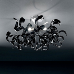 Moderna lámpara colgante ASTRO, 3 luces, negro características