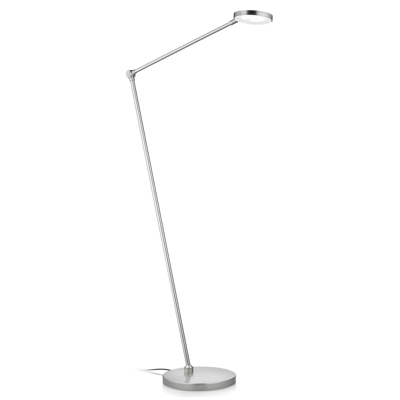 Lámpara de pie LED Thea-S, control gestos, níquel