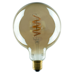 SEGULA globe LED 125 Curved Spirale E27 8W gris en oferta