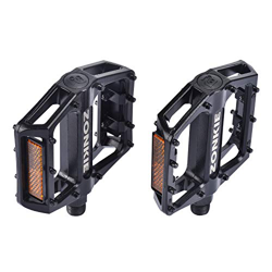 ZONKIE Pedales Bicicleta, Bicicletas de montaña Pedales de aleación de Aluminio Plataforma rodamientos sellados Eje 9/16" en oferta