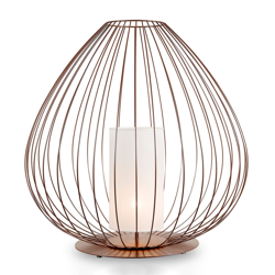 Karman Cell - lámpara de pie, jaula, Ø57cm, bronce en oferta