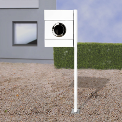 Buzón de pie Letterman II caja prensa blanco precio