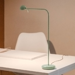 Vibia Pin 1655 lámpara mesa LED, largo 40cm, verde precio