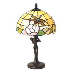Lámpara de mesa Sirin de estilo Tiffany en oferta