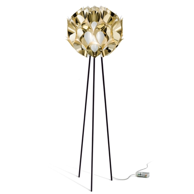 Slamp Flora - lámpara de pie de diseño, oro