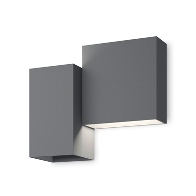 Vibia Structural 2602 aplique LED, gris oscuro